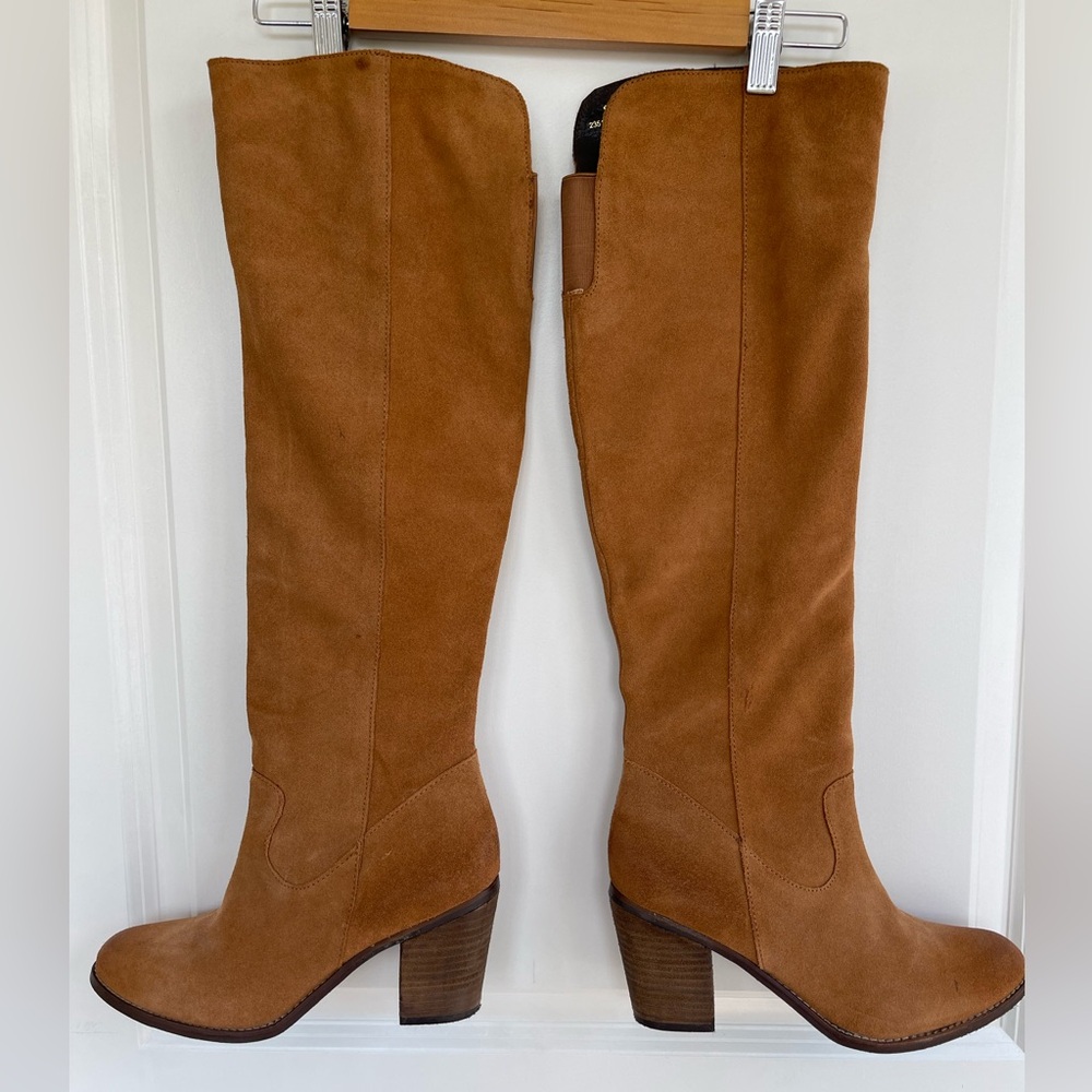 Diba True Whiskey Suede Later On Tall Boots size 9
